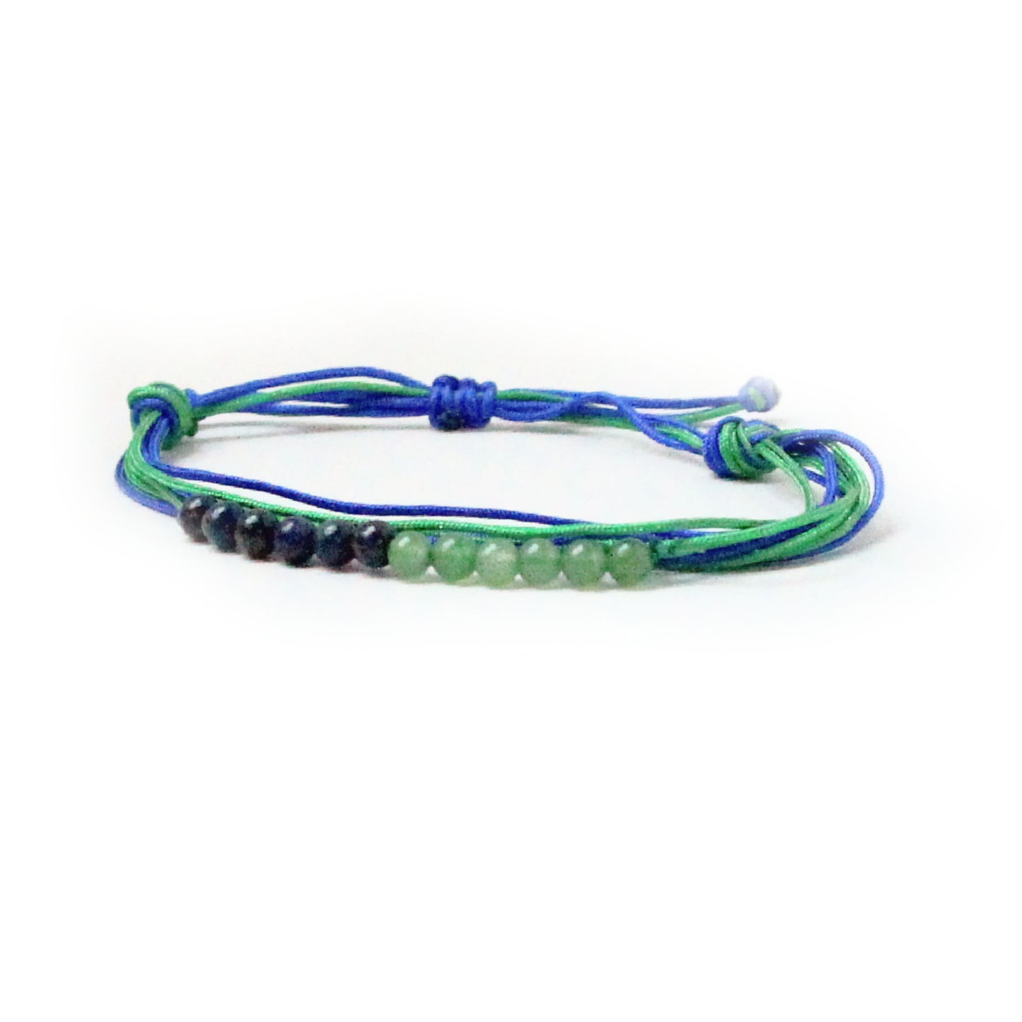 Blue  & Green Awareness Bracelet
