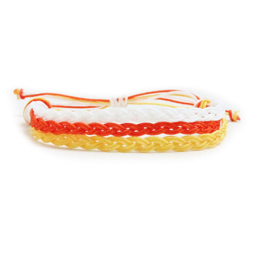 Candy Corn Triple Skinny Bracelet