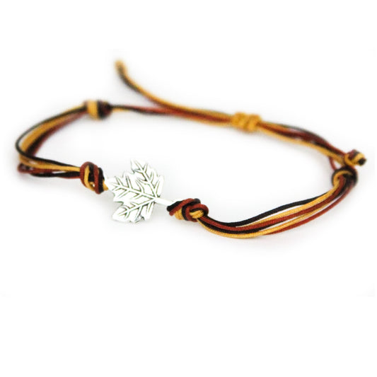 Maple Leaf Connector Bracelet