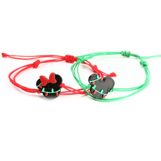 Christmas Lights Mouse Bracelet