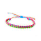 Neon Wave Braid Bracelet