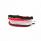 Red Hot Single Color SKINNY Braided Bracelet
