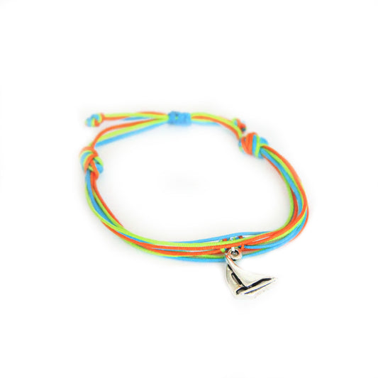 Neon Sailboat Bracelet