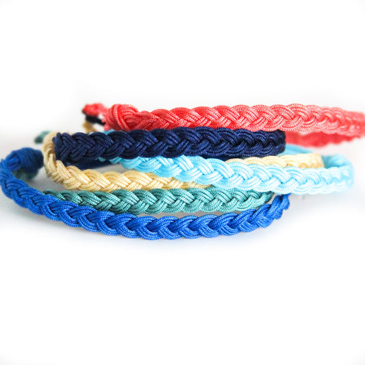 Sup Beaches Single Color Braided Bracelet