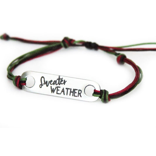 Sweater Weather Bar Bracelet