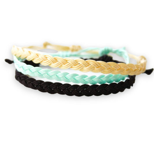 Tiana Minimalist Braided Bracelet Set