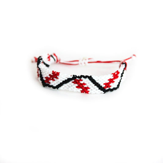 Baseball Knotted Bracelet