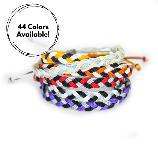 Three Color Braided Bracelet